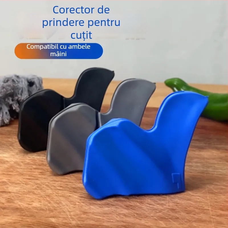 Protecție pentru partea din spate a cuțitului de bucătărie, silicon alimentar, anti-uzură, protecție multifuncțională pentru tăierea legumelor