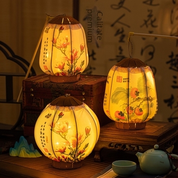 2026 Lampă de palat din lemn – set DIY pentru copii, stil clasic, iluminare