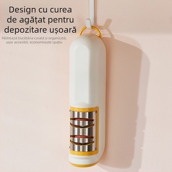 Ascuțitor electric de cuțite, fără fir, multifuncțional, compact, cu piatră de ascuțit automată pentru cuțite de bucătărie