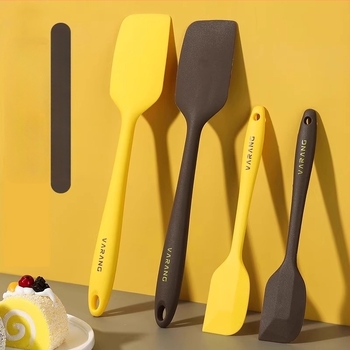 Spatulă din silicon rezistentă la temperaturi înalte, corp unic, pentru prăjituri și amestecare
