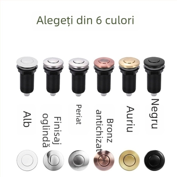 Ansamblu buton aer pentru eliminatorul de gunoi – întrerupător încorporat, accesorii pentru mașina de măcinat bucătărie