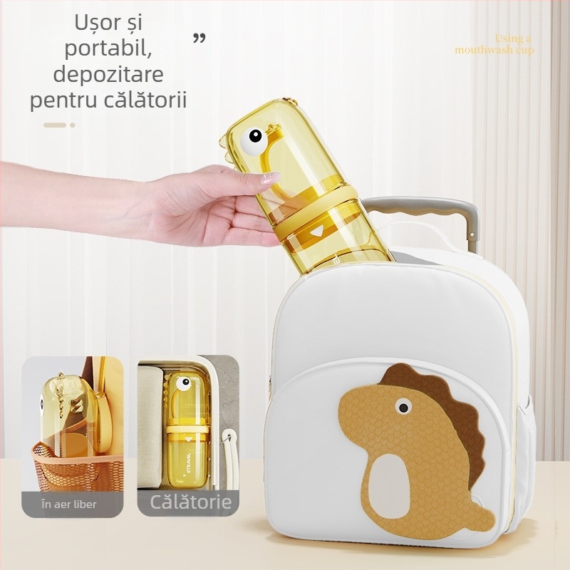 Cutie portabilă pentru periuta de dinți, cu design drăguț – spațiu de depozitare pentru călătorii, capacitate mare
