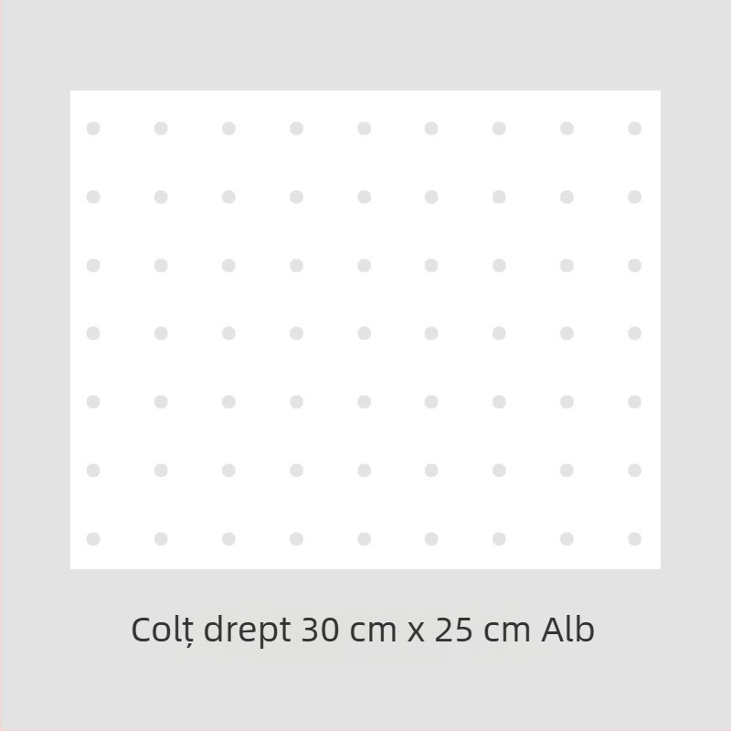 Hârtie de copt dreptunghiulară pentru friteuză cu aer, acoperire dublă din silicon