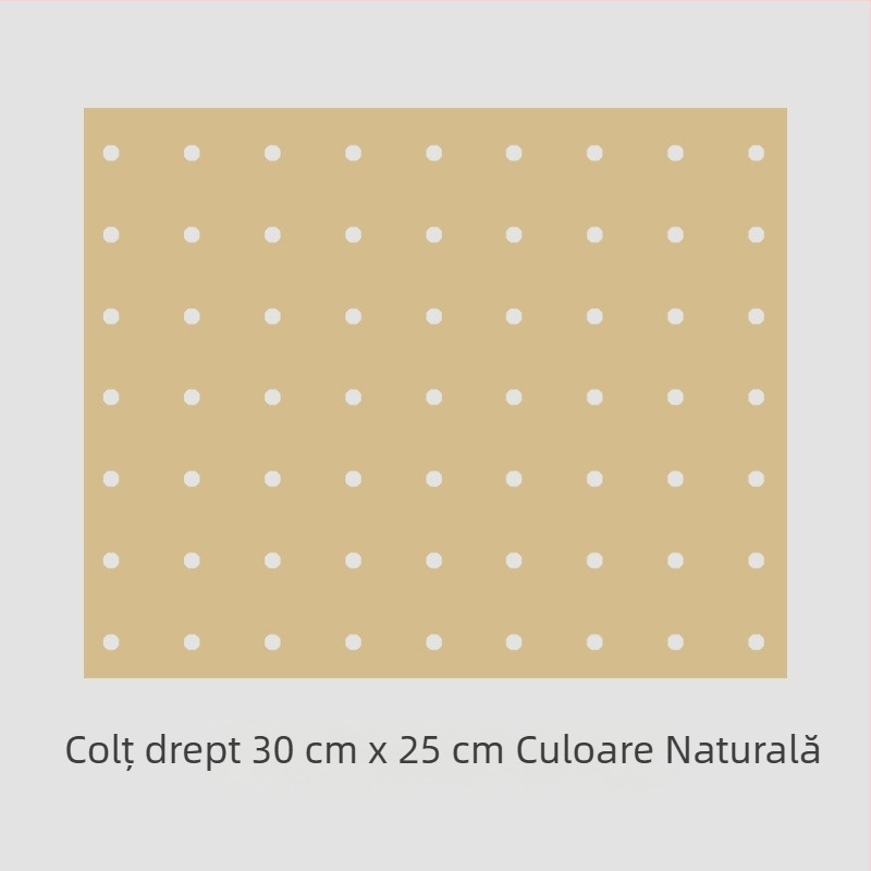 Hârtie de copt dreptunghiulară pentru friteuză cu aer, acoperire dublă din silicon