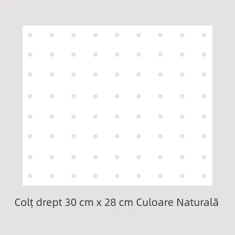 Hârtie de copt dreptunghiulară pentru friteuză cu aer, acoperire dublă din silicon