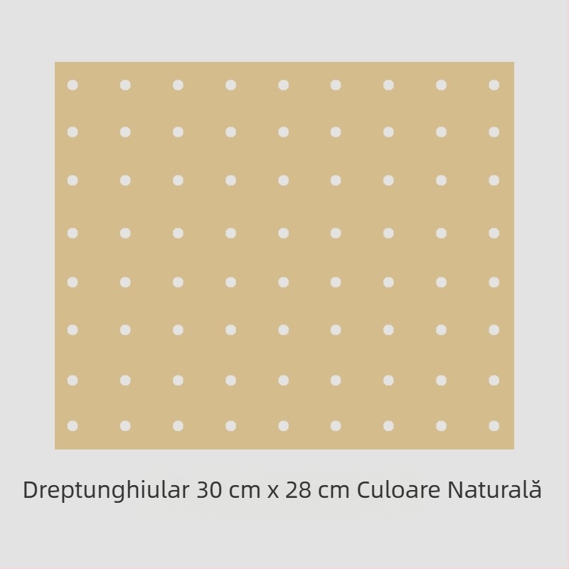 Hârtie de copt dreptunghiulară pentru friteuză cu aer, acoperire dublă din silicon