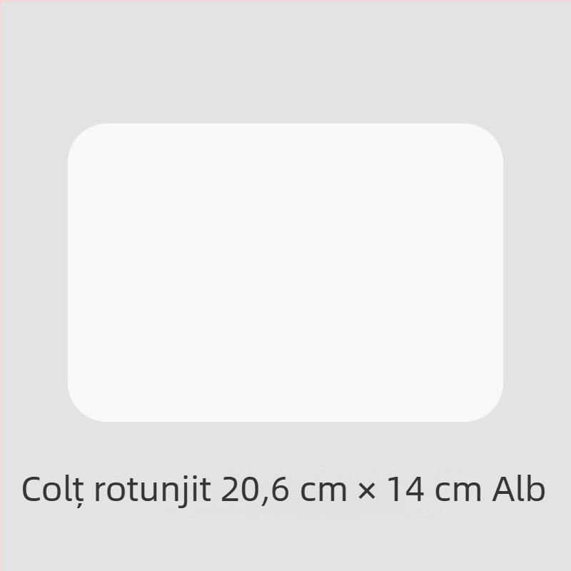 Hârtie de copt dreptunghiulară pentru friteuză cu aer, acoperire dublă din silicon