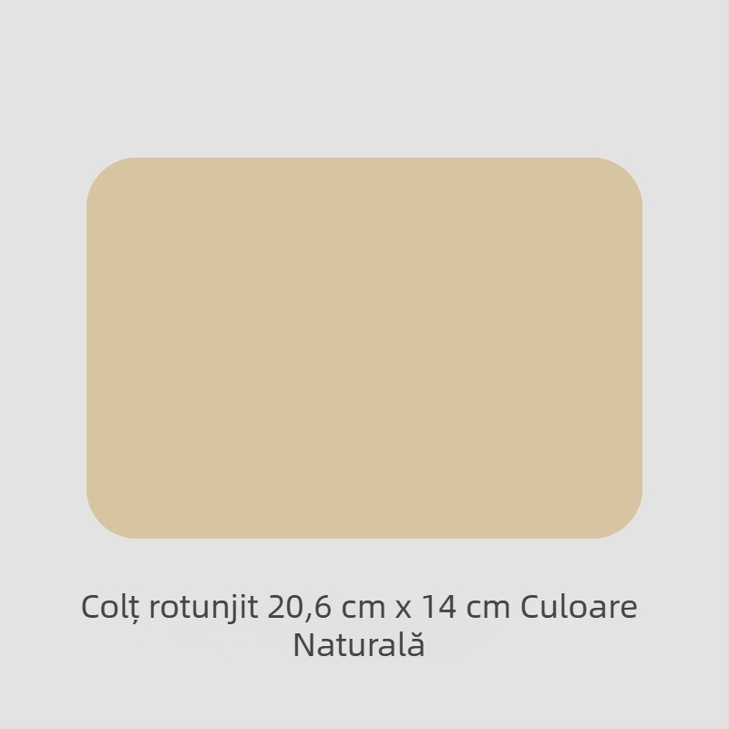 Hârtie de copt dreptunghiulară pentru friteuză cu aer, acoperire dublă din silicon