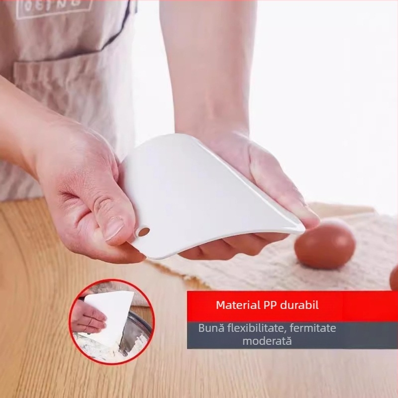 Set de unelte din plastic pentru bucătărie pentru cofetărie de casă — spatulă pentru cremă, lamă pentru tort, tăietor de clătite, tăietor pentru rulouri din orez, tăietor jeleu