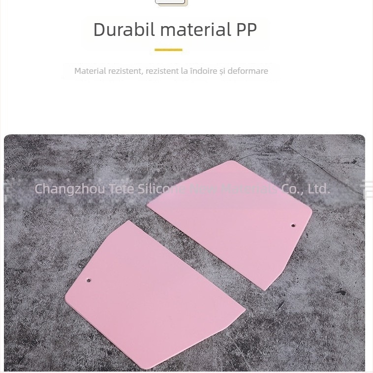 Set spatule pentru aluat din PP, tăietor pentru aluat și covoraș de frământat