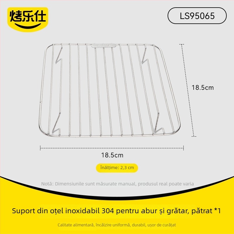 Raft de aburi din oțel inoxidabil 304, pentru uz casnic, suport multifuncțional cu picioare înalte și joase, izolație, ideal pentru gătit la aburi orez și ouă