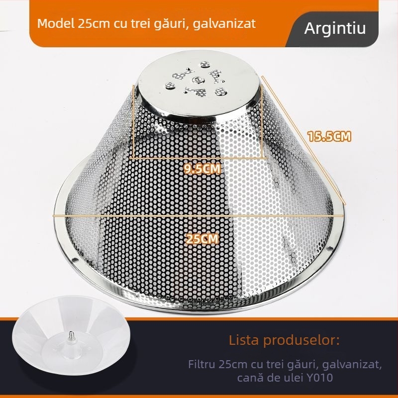 Capac de filtrare pentru hotă și colector de ulei - accesorii hotă
