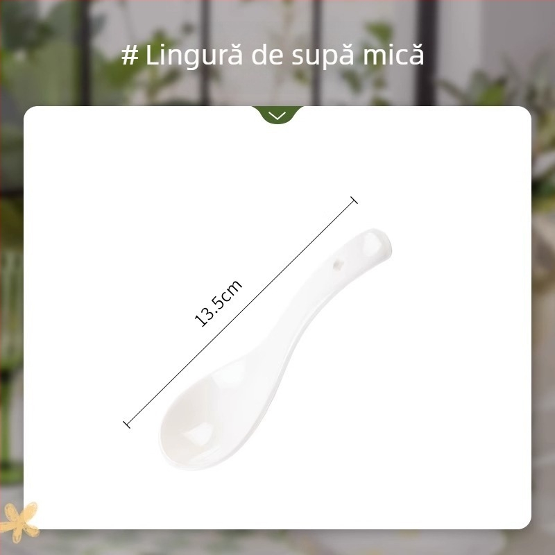 Set ceramic cu boluri și farfurii pentru uz casnic, culoare crem, design elegant, set complet de veselă, model 2023