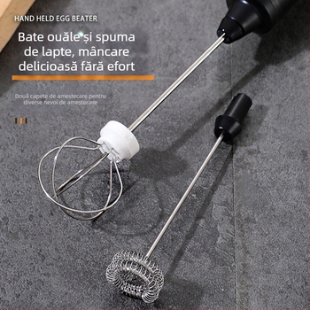 Bătător electric de ouă pentru bucătărie – mini mixer compact pentru albușuri și cremă