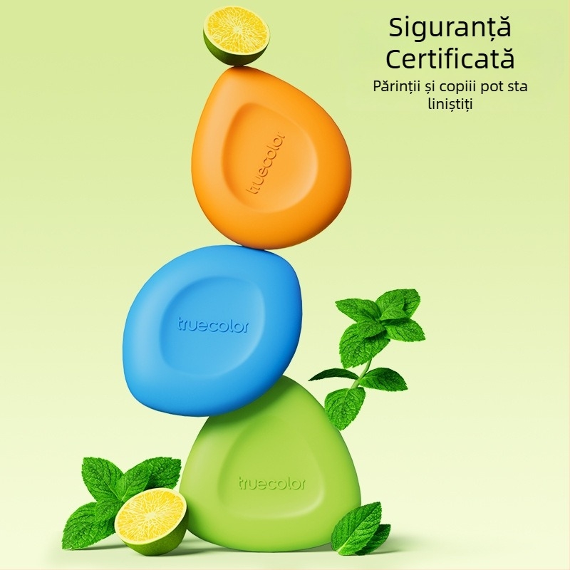 Radieră True Color mică, pătrată, pentru elevii din învățământul primar, fără reziduuri, extrem de curată, potrivită pentru grădiniță, schițe și artă