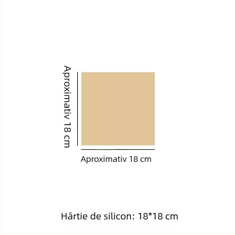 Hârtie de copt în nuanță lemnoasă, acoperire cu silicon, pentru coacere și grătar, rezistentă la temperaturi înalte, liner gros pentru tavă, absorbantă de ulei