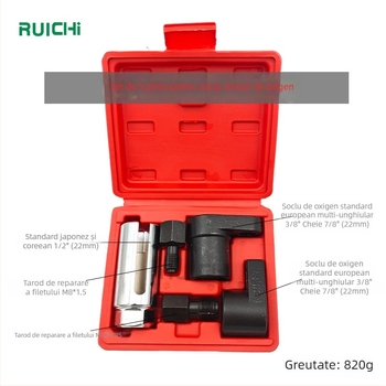 Set de 5 piese pentru senzorul de oxigen – instrument de demontare și montare pentru senzorul de oxigen auto