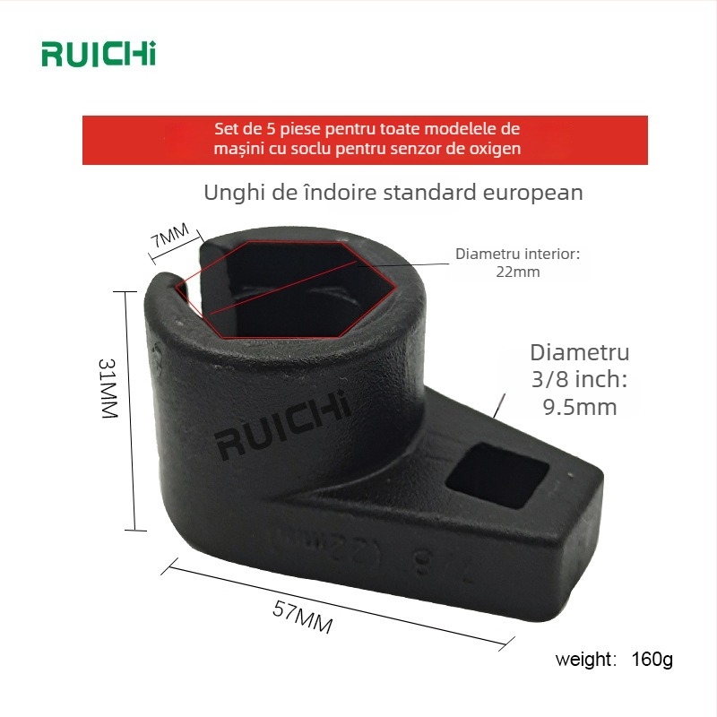 Set de 5 piese pentru senzorul de oxigen – instrument de demontare și montare pentru senzorul de oxigen auto