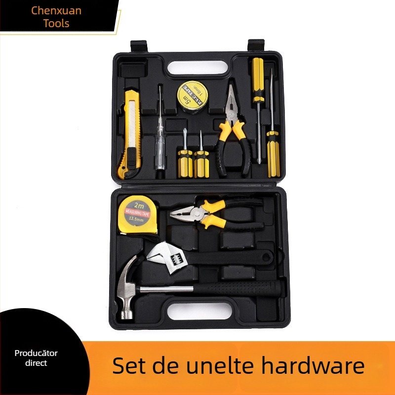 Set de unelte manuale, 13 piese, pentru uz casnic și reparații auto