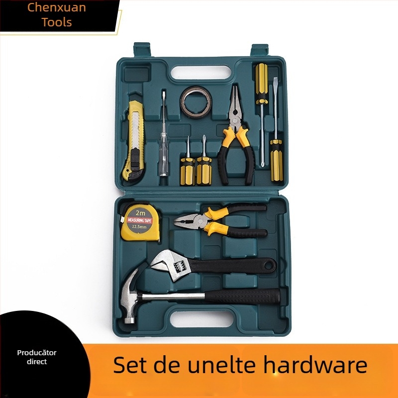 Set de unelte manuale, 13 piese, pentru uz casnic și reparații auto
