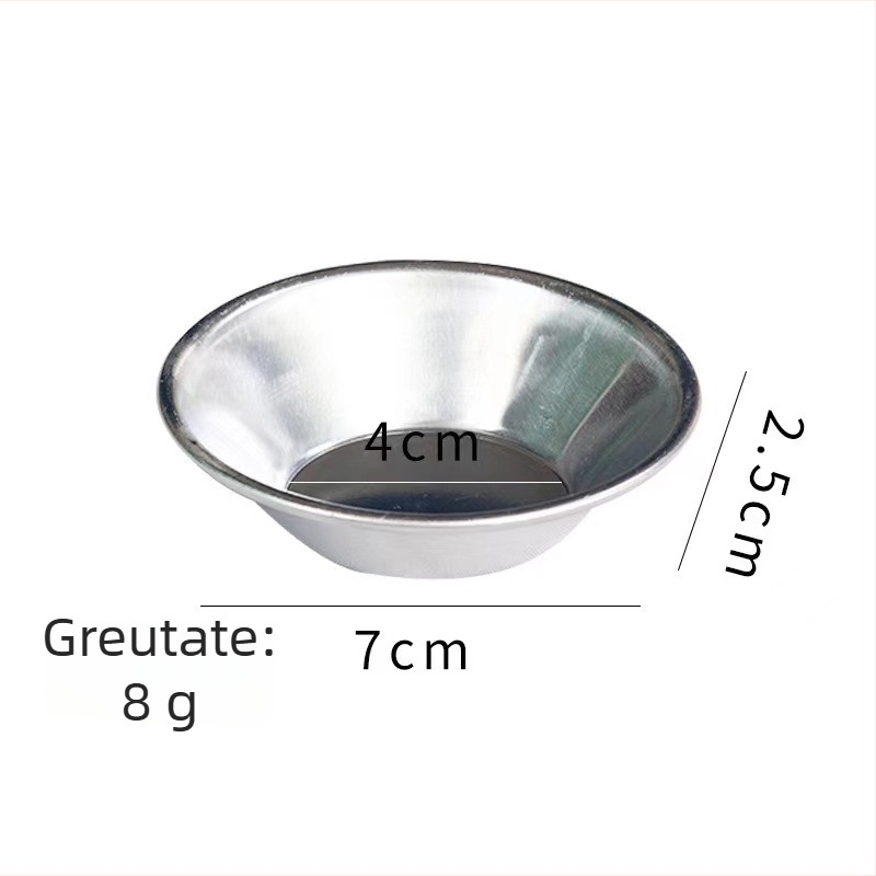 Formă reutilizabilă din aluminiu pentru tarte cu ou, utilizare casnică, tavă pentru budincă, matriță pentru coacere, prăjitură din orez aburit