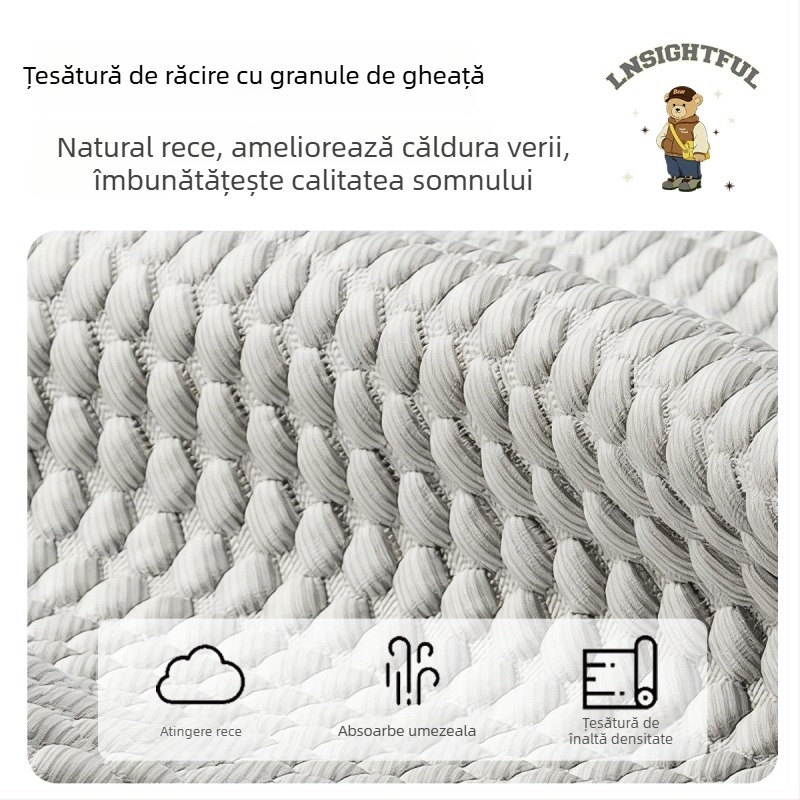 2026 Noua serie Ice Silk Cooling Mat pentru mame și sugari, covoraș răcoros de vară, suprafață moale pentru uz casnic, lavabil în mașina de spălat