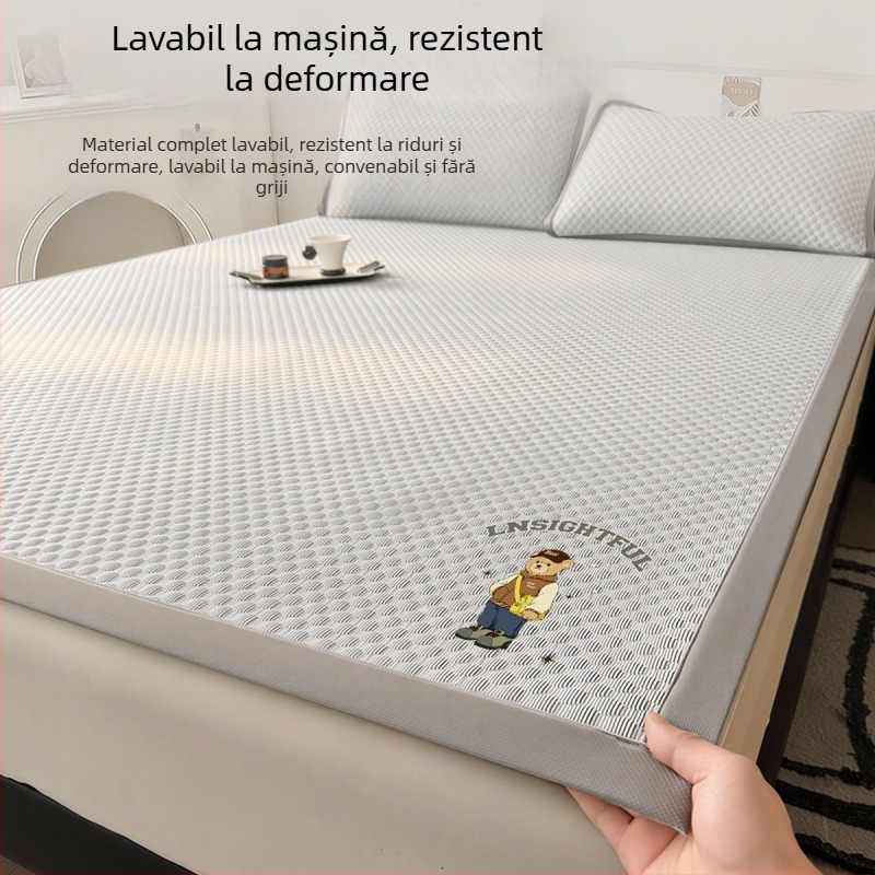 2026 Noua serie Ice Silk Cooling Mat pentru mame și sugari, covoraș răcoros de vară, suprafață moale pentru uz casnic, lavabil în mașina de spălat