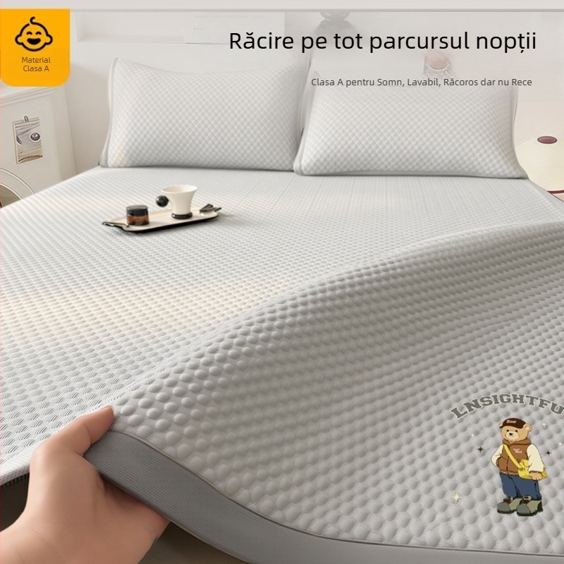 2026 Noua serie Ice Silk Cooling Mat pentru mame și sugari, covoraș răcoros de vară, suprafață moale pentru uz casnic, lavabil în mașina de spălat