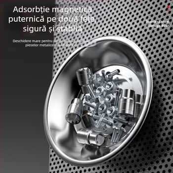 Vas magnetic din oțel inoxidabil pentru depozitare unelte auto