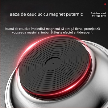 Vas magnetic din oțel inoxidabil pentru depozitare unelte auto