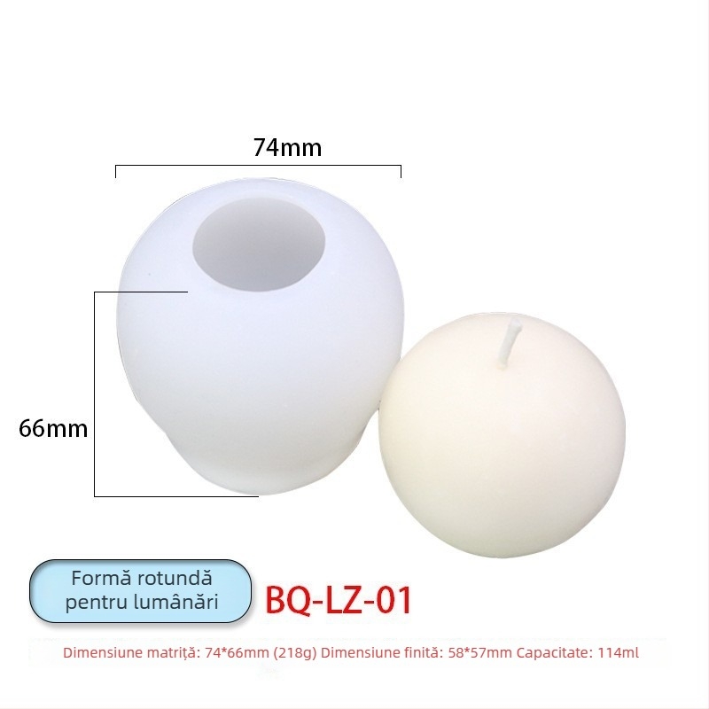 Formă din silicon pentru șablon cilindric neregulat în formă de lanternă, design con diamant pentru lumânări aromatice DIY