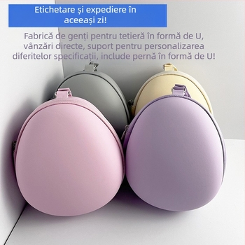 Sac de depozitare pentru pernă în formă de U, EVA, pentru călătorii