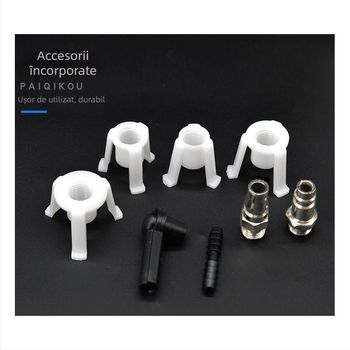 Dispozitiv pneumatic pentru înlocuirea fluidului de frână – kit de umplere/extragere cu recipient de 1000 ml, pompă 750 ml, conductă rezistentă la presiune, duză de aer și furtun