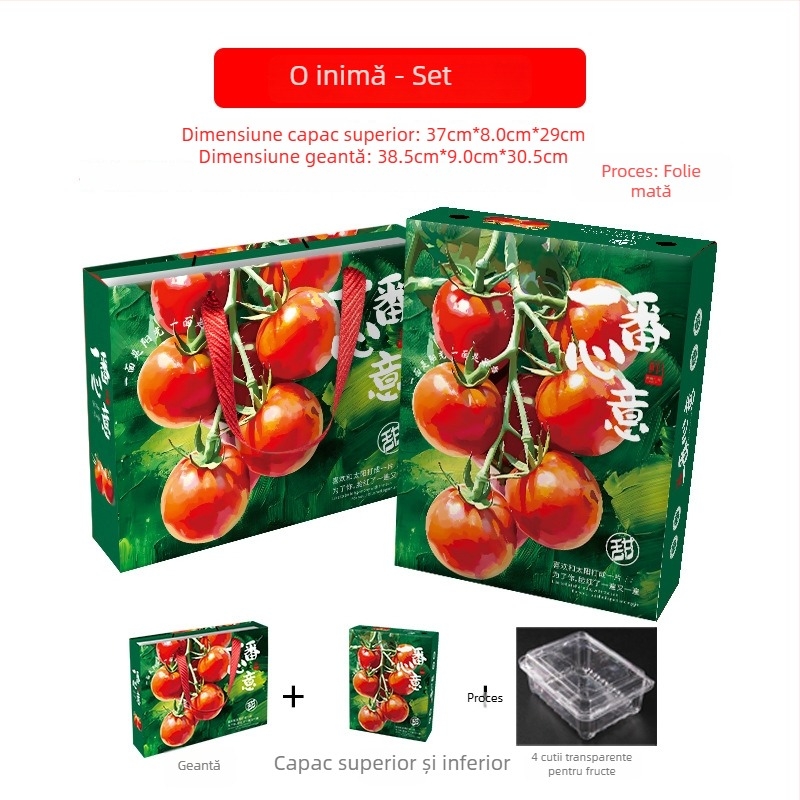 Cutie cadou Provence cu roșii cherry, 2.5 kg, carton de hârtie