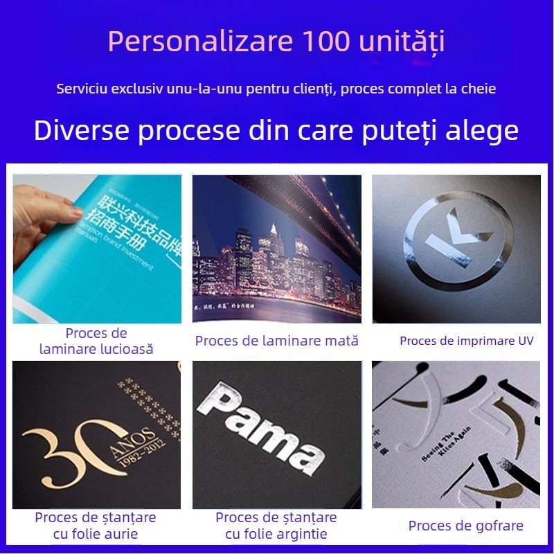 Cutie cadou cu deschidere dublă, pliabilă dintr-un singur panou, personalizată din carton special de hârtie