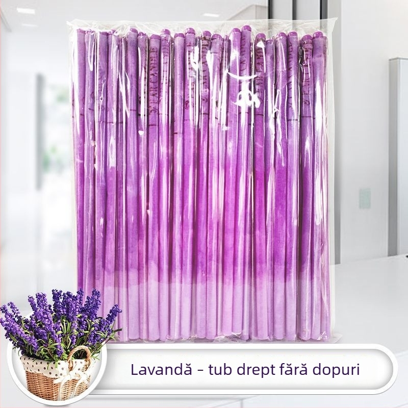 Lumânare aromaterapică pentru urechi – terapie profesională a urechii, ceară groasă, fitil drept, set de 100