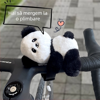 Pandantiv pluș pentru bicicletă pentru copii – decor pentru ghidon, MTB și oraș
