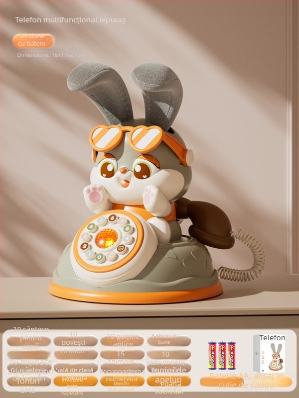2026 Model nou jucărie telefon simulare pentru copii, telefon educațional muzical pentru sugari și copii mici
