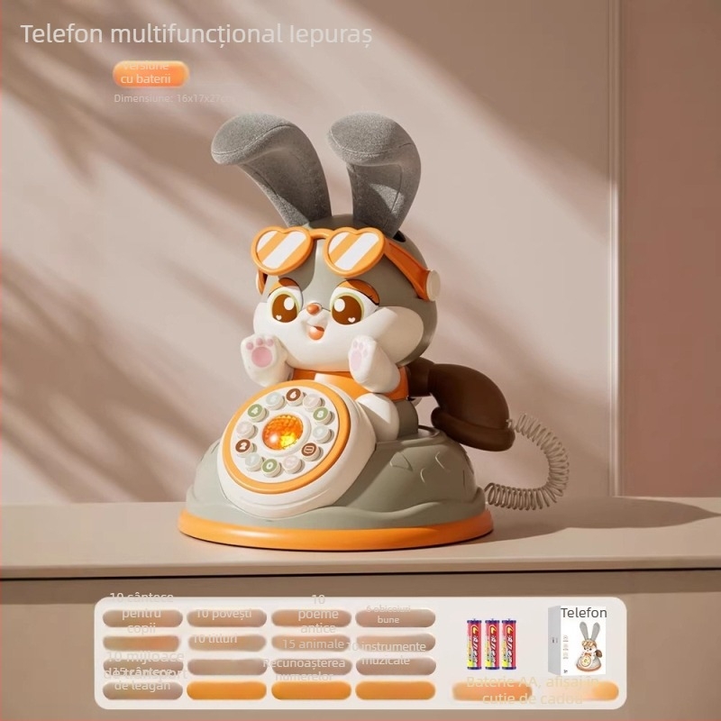 2026 Model nou jucărie telefon simulare pentru copii, telefon educațional muzical pentru sugari și copii mici
