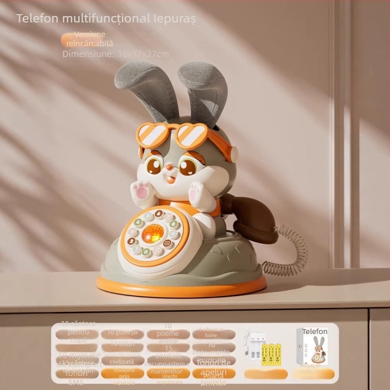 2026 Model nou jucărie telefon simulare pentru copii, telefon educațional muzical pentru sugari și copii mici