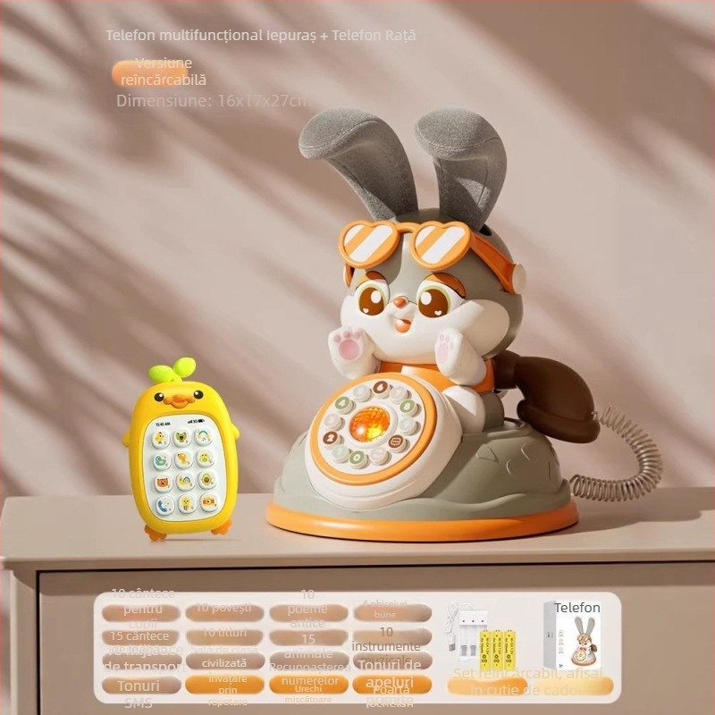 2026 Model nou jucărie telefon simulare pentru copii, telefon educațional muzical pentru sugari și copii mici
