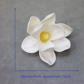 Accesoriu pentru păr cu magnolie și flori de primăvară, pentru nuntă și ședințe foto
