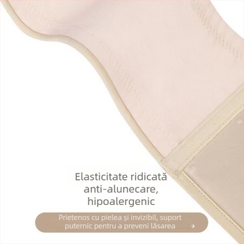 Sutien fără bretele pentru femei, anti-alunecare, push-up, bust mic, decolteu halter, subțire, vară, fără cusături, închidere frontală