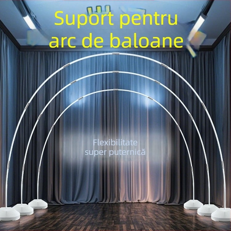 Arc decorativ pentru deschiderea grădiniței și nunți, arc din plastic, decor cu baloane