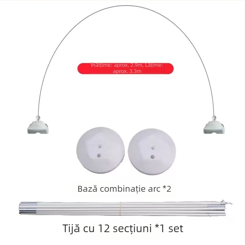 Cadru arc pentru baloane, cu țevi din fibră, 8 și 12 secțiuni, decor pentru nuntă în aer liber, stil rural, aranjament premium