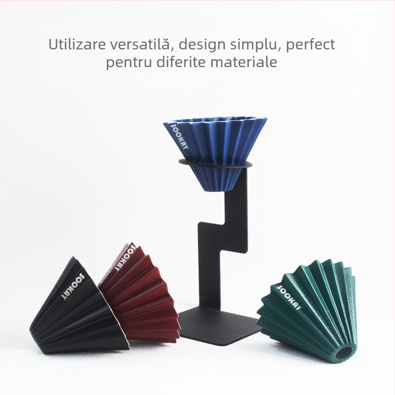 Ceașcă de cafea din porțelan, în stil Origami, pentru pour-over V60