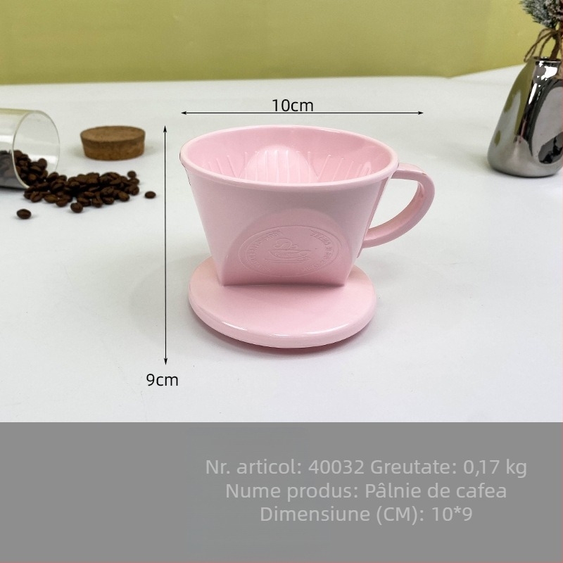 Filtru de cafea, stil american simplu, pentru cafenele, filtru cu formă de ventilator 101, din rășină melaminică