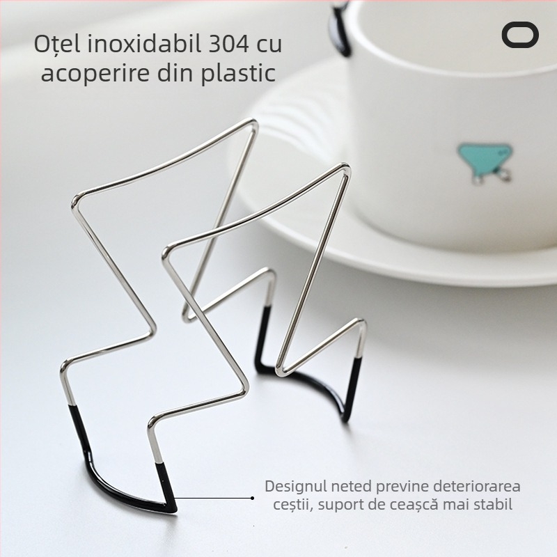 Suport pentru cafea pour-over din oțel inoxidabil 304, cu suport pentru filtre — portabil, pentru exterior