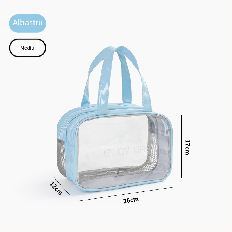 Sac de depozitare impermeabil, cu capacitate mare, formă cub, pentru călătorii, sport și cosmetică