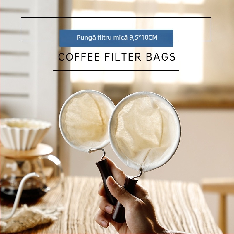 Filtru de cafea cu urechi pentru cafea și ceai, filtru din material nețesut